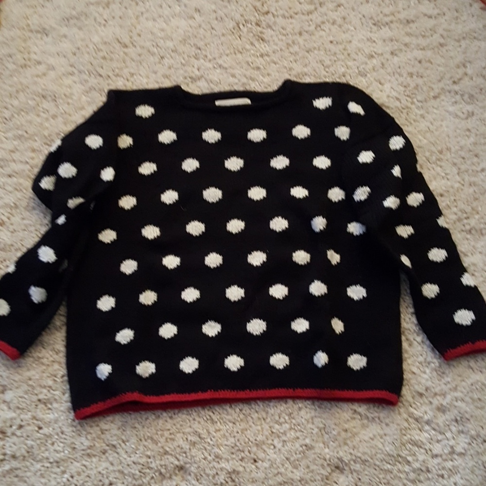 Planet Earth Polka Dot Sweater